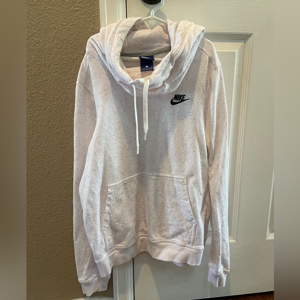 Nike Speckled Hoodie - White